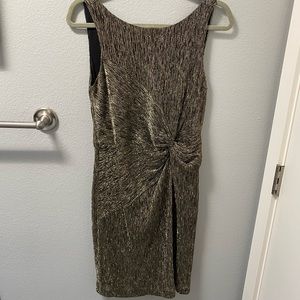 Calvin Klein Metallic Sheath Mini Dress Size 10